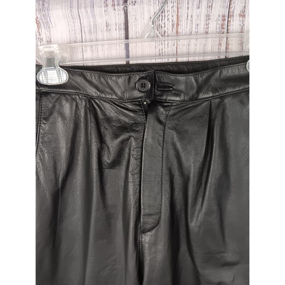 I B Diffusion Vintage High Waisted Genuine Leather Pants Women's Size 6 - Picture 4 of 11